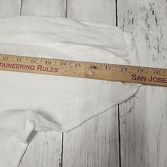 Rip Curl Boho Women's Top XS Cotton Lace Fairycore Flowy Tassels Bell Sleeves - Picture 9 of 11